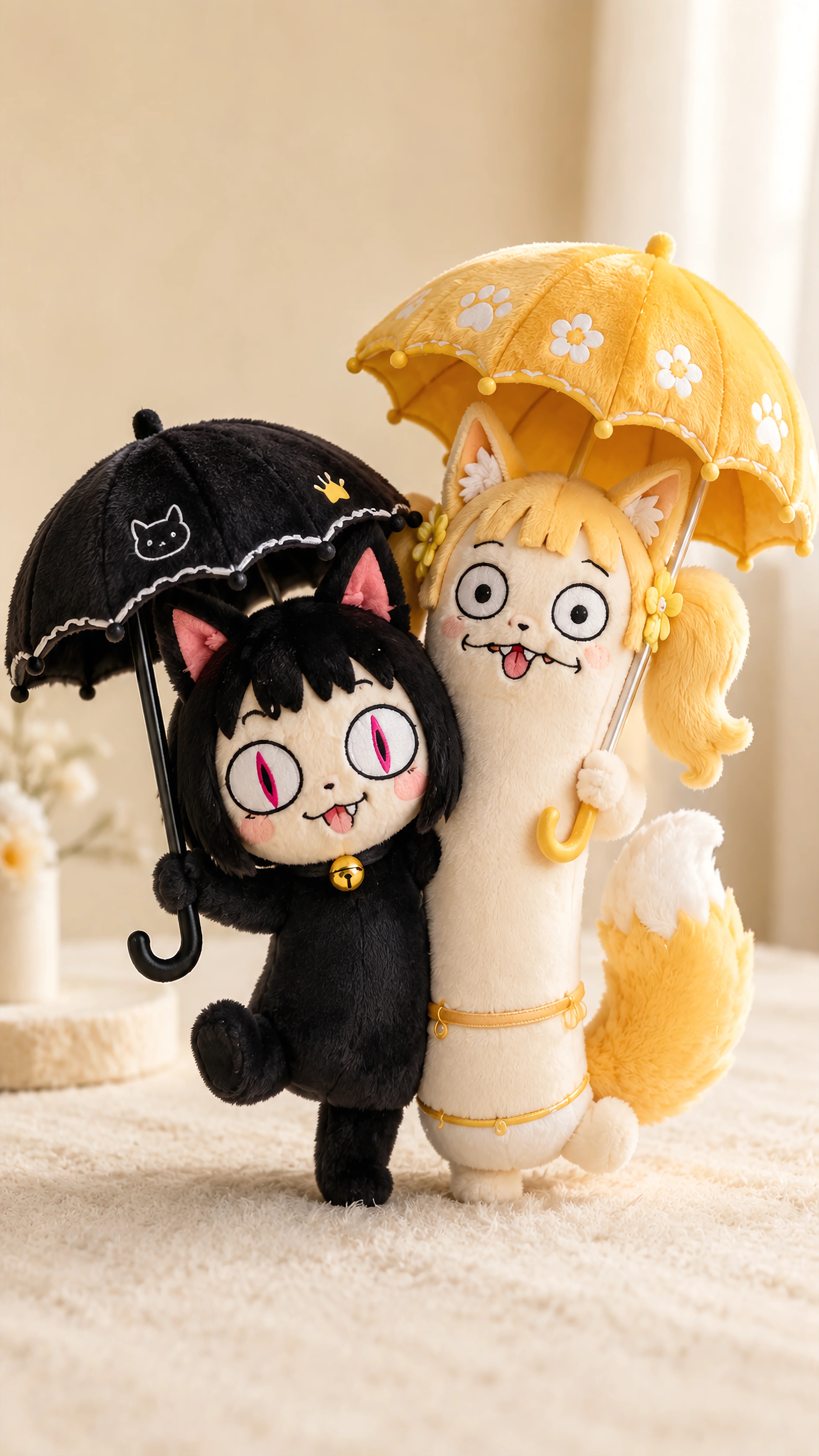When Black Cats Meet Golden Foxes