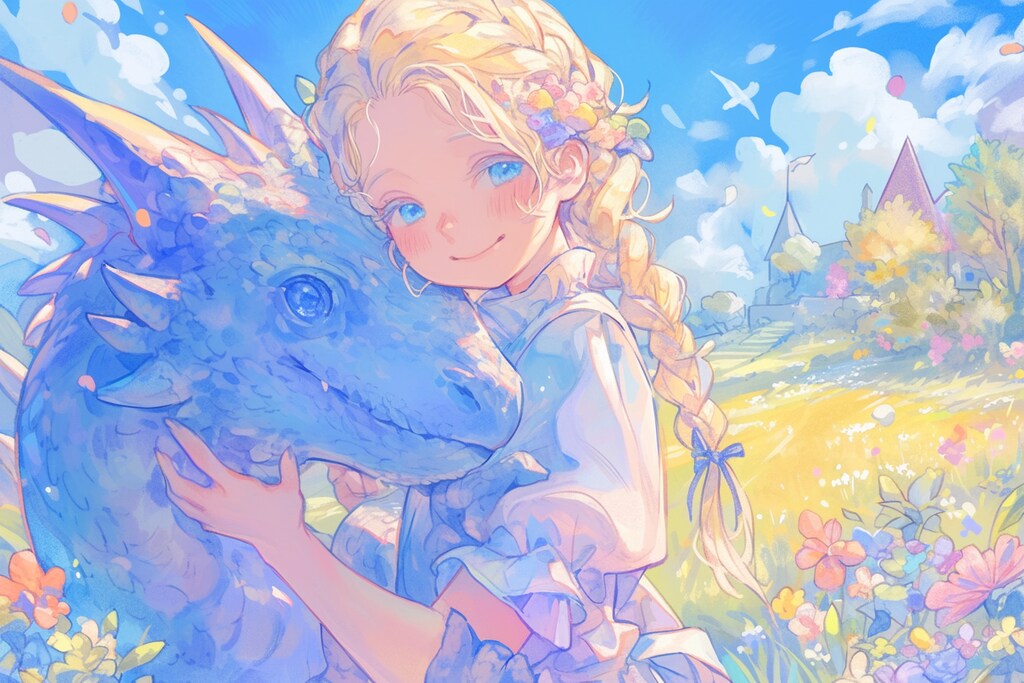 ドラゴンと少女（竜騎士）86