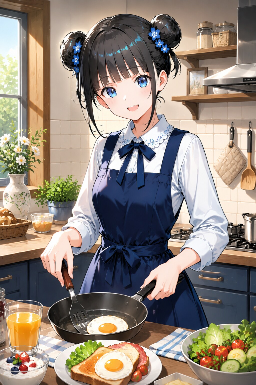 おだんごちゃん🍡✨と朝ごはん🍚✨　7/13