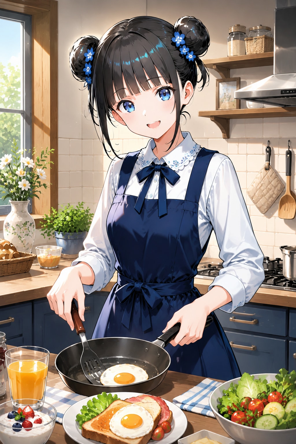 おだんごちゃん🍡✨と朝ごはん🍚✨　7/13
