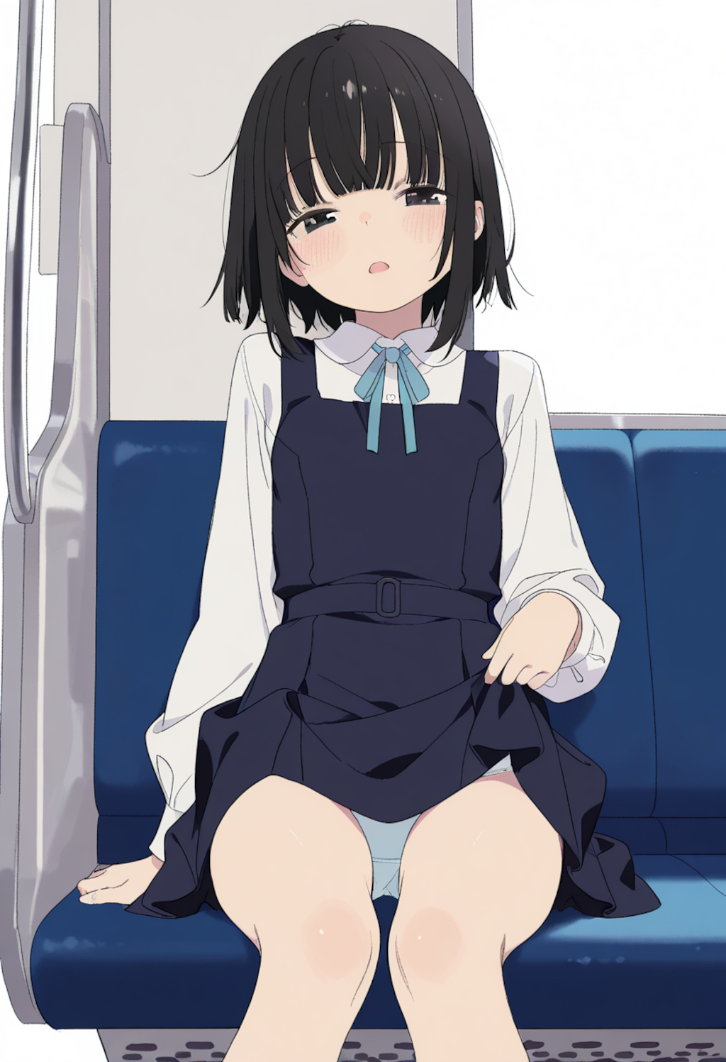 電車内で見せてくれる145cm子ちゃん