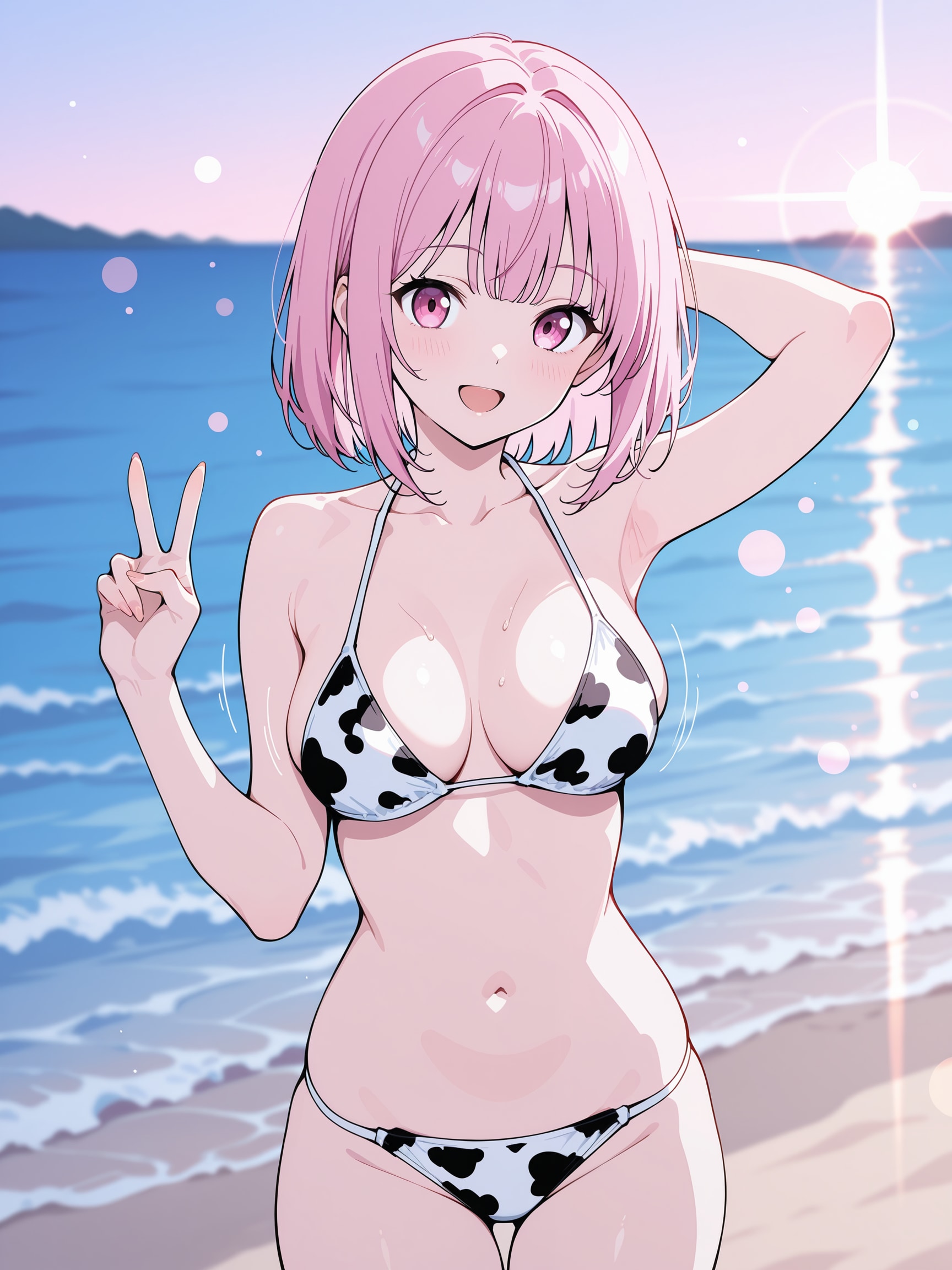 牛柄ビキニ