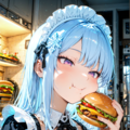 【リクエスト】スーパーメイドさん　夜中のハンバーガー　２ 4枚目