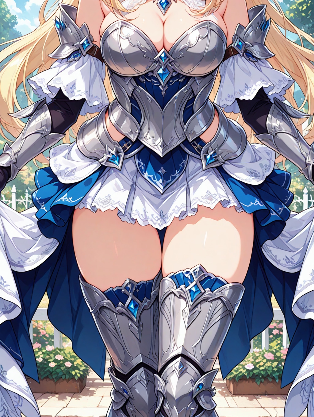 姫騎士さまの絶対領域 | の人気AIイラスト・グラビア