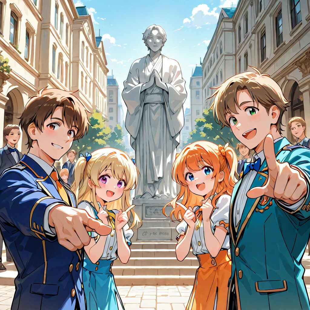 指差しの街 | の人気AIイラスト・グラビア
