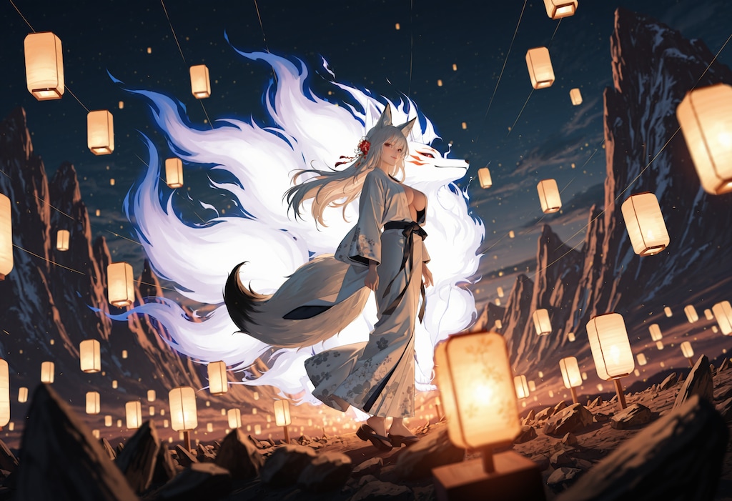 妖狐さん現世に降りたる