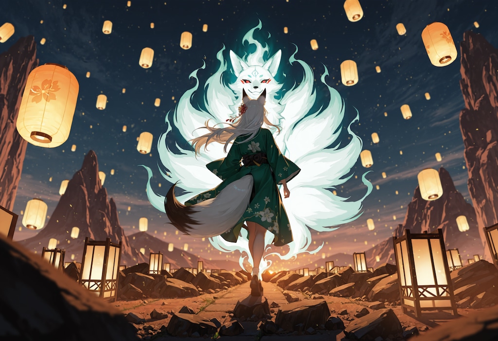 妖狐さん現世に降りたる