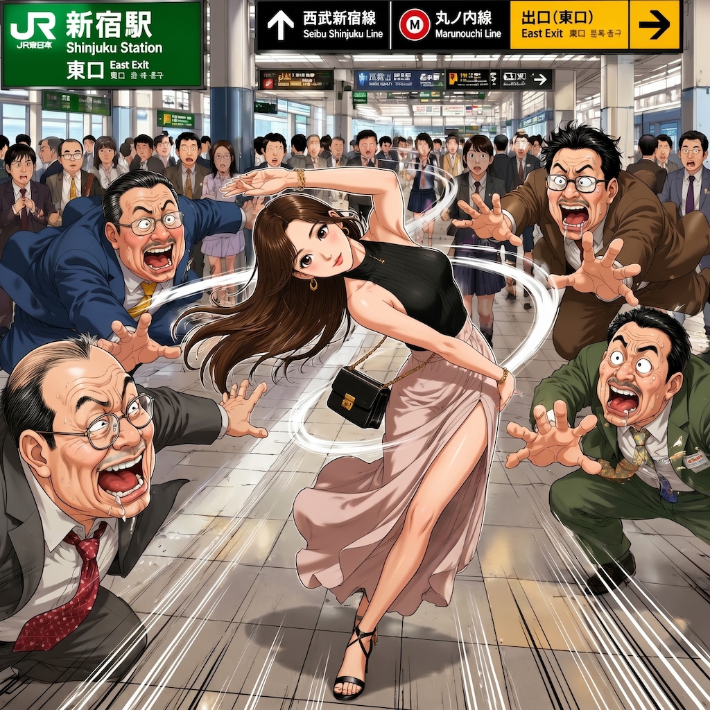 誘導弾を避ける人