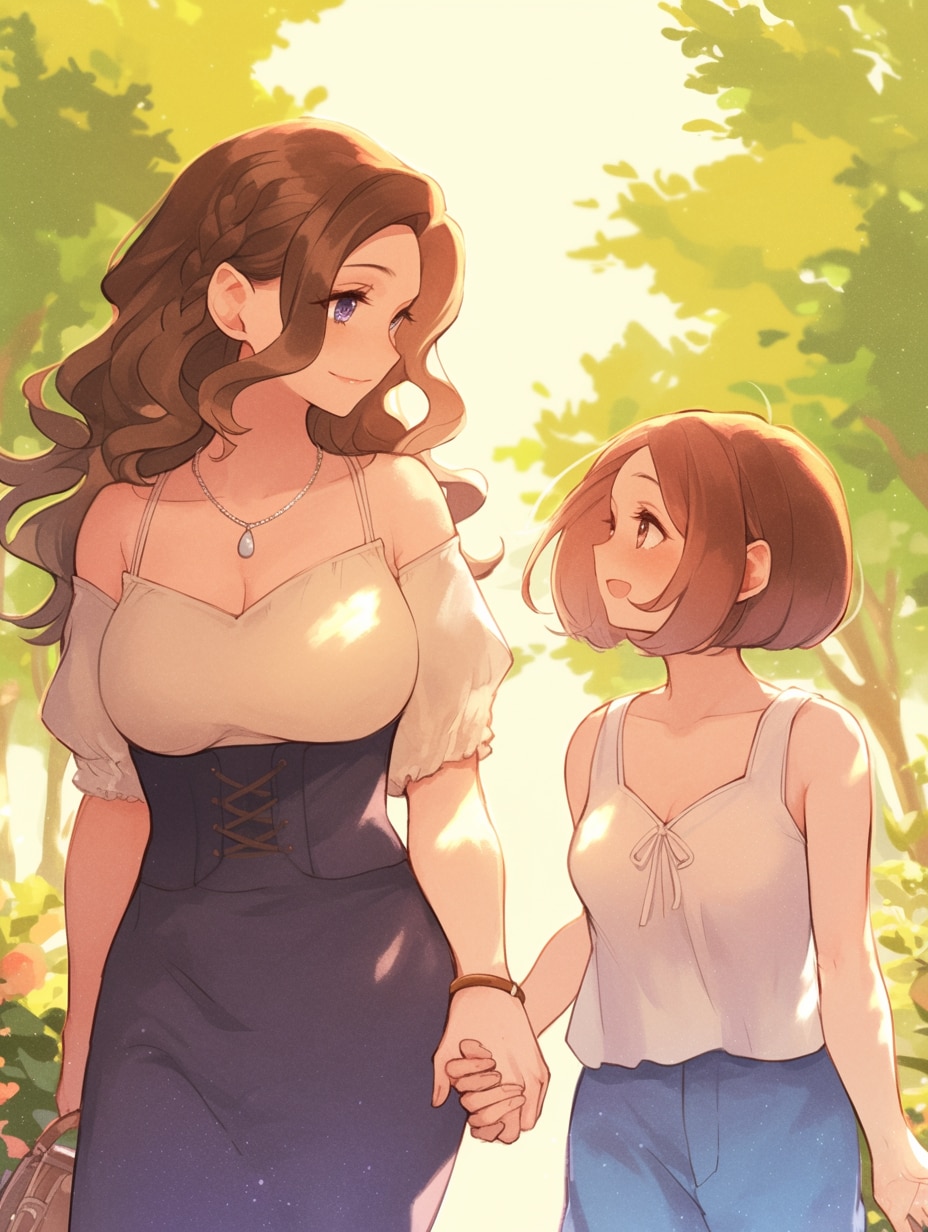 母と娘418 | の人気AIイラスト・グラビア