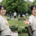 3D女子大生と公園デート💕 5枚目