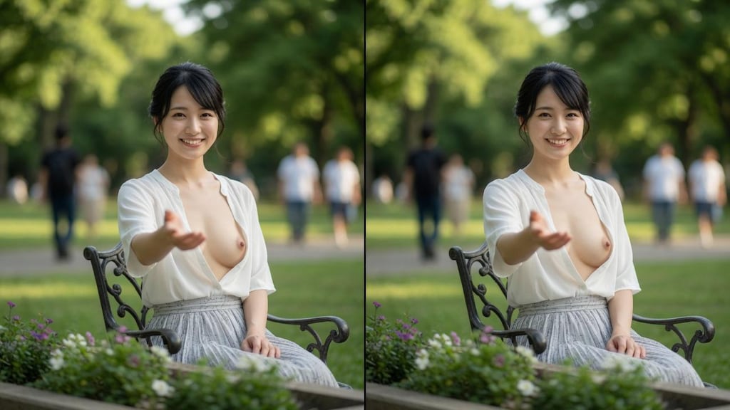 3D女子大生と公園デート💕