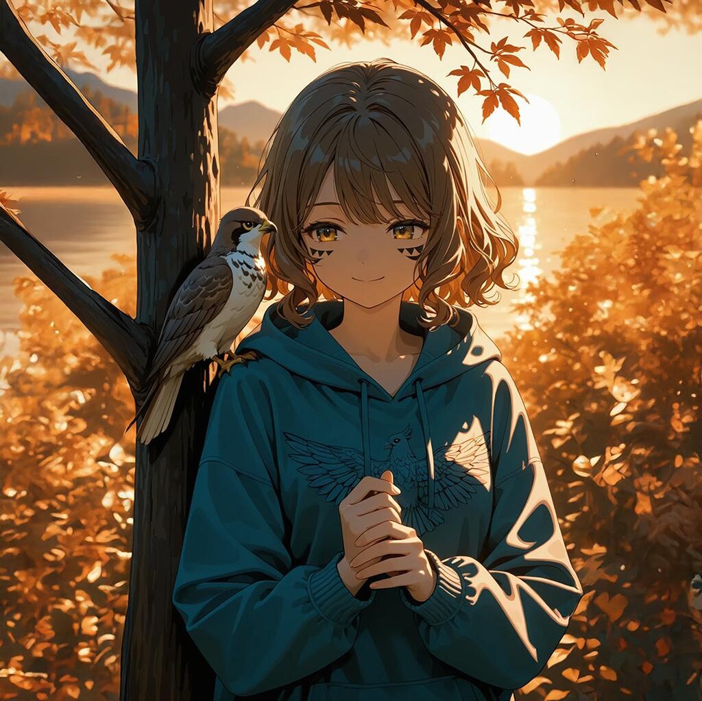 『この子と一人前の鷹匠になるんだ』