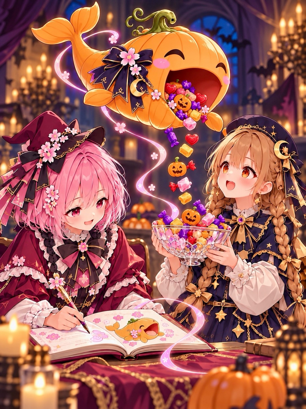 描いたおばけがつまみ食い！？