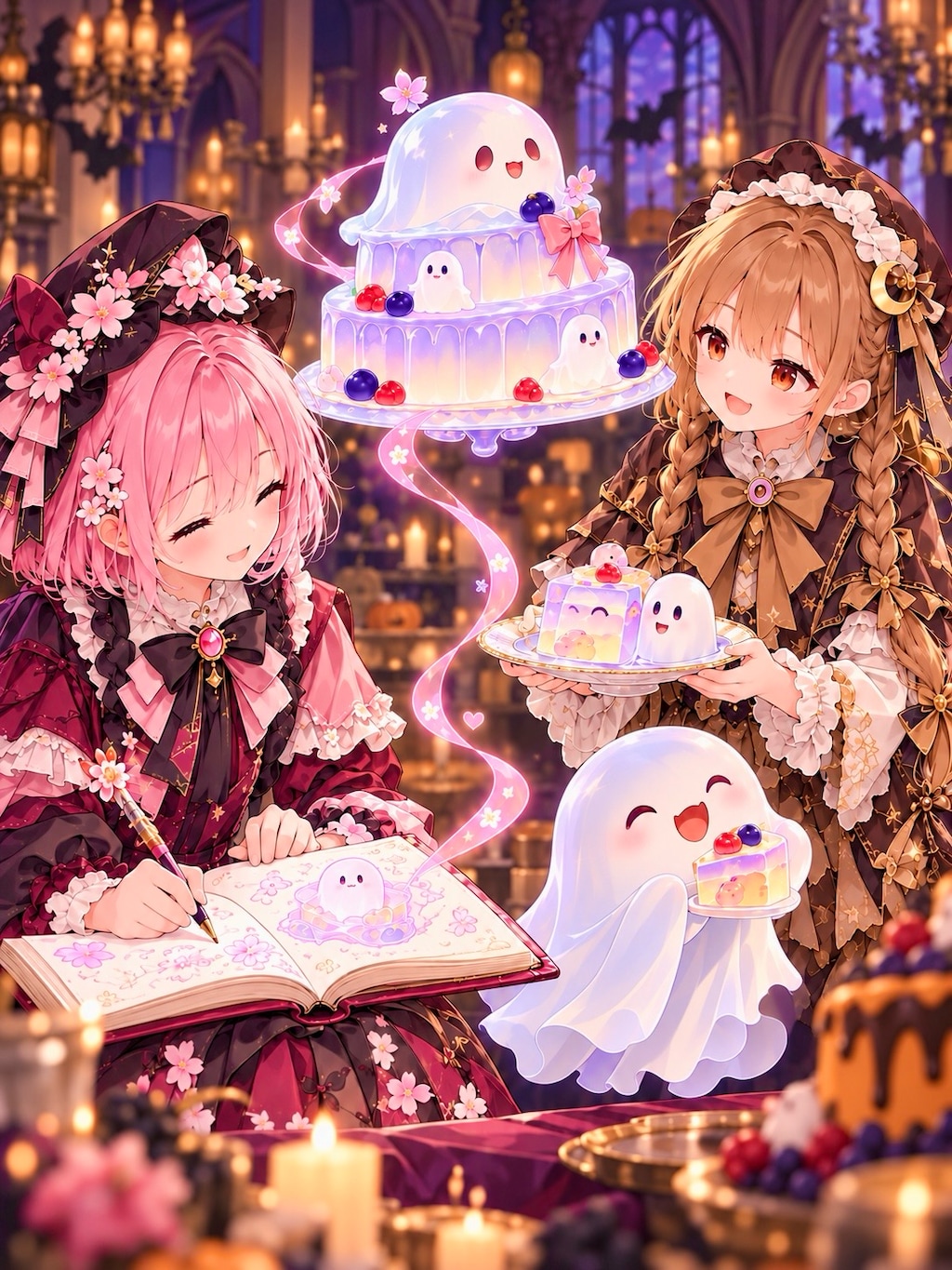 描いたおばけがつまみ食い！？