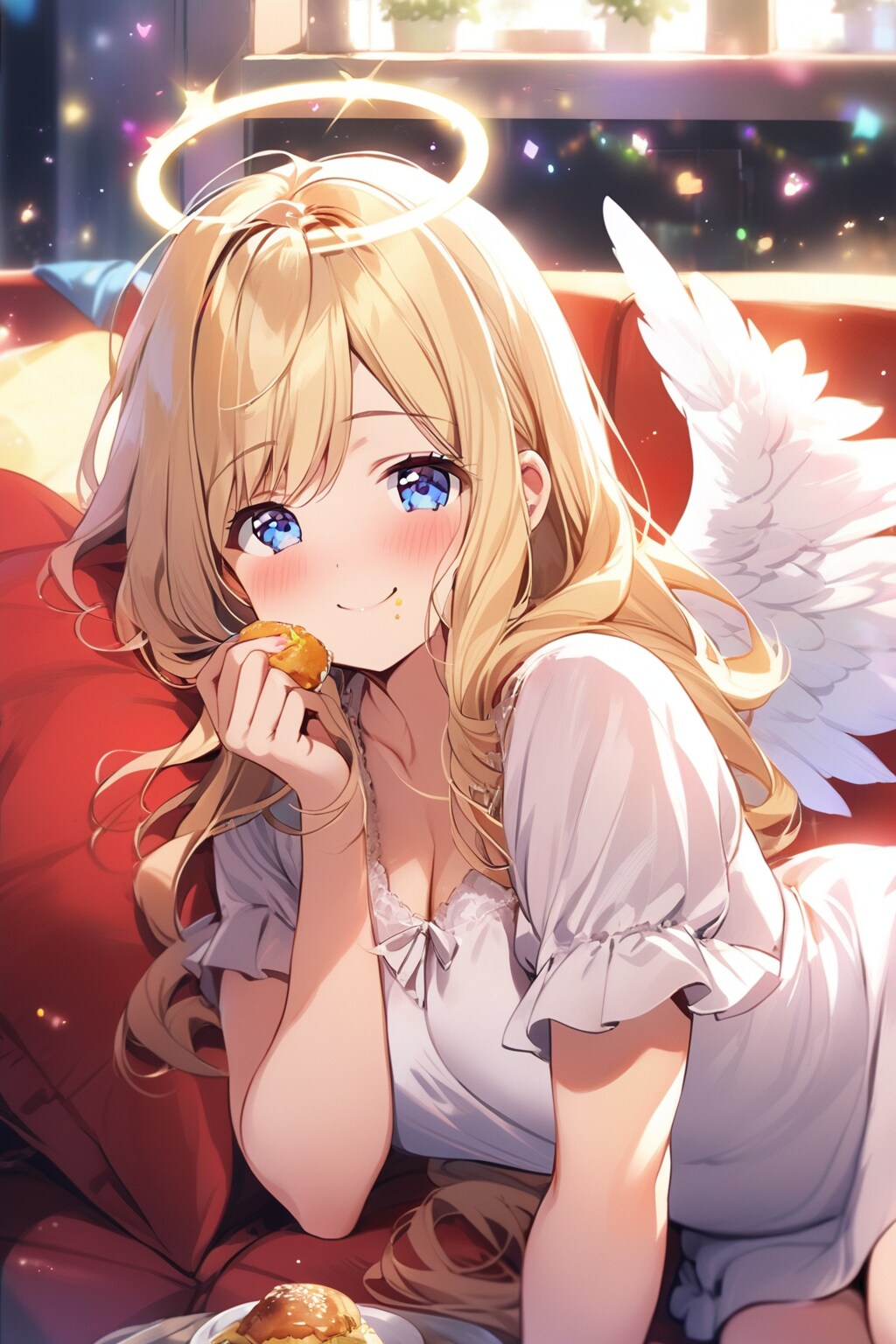 食べ物が美味しくて、下界に住み着いてしまった堕天使