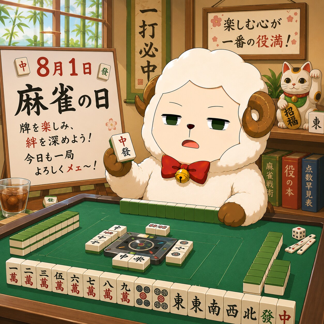 8/1 今日のヒツジ | の人気AIイラスト・グラビア