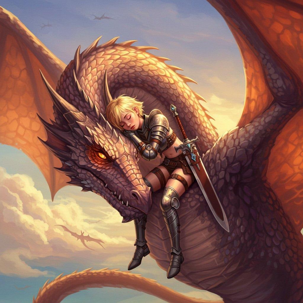 ドラゴンナイト🐉居眠り