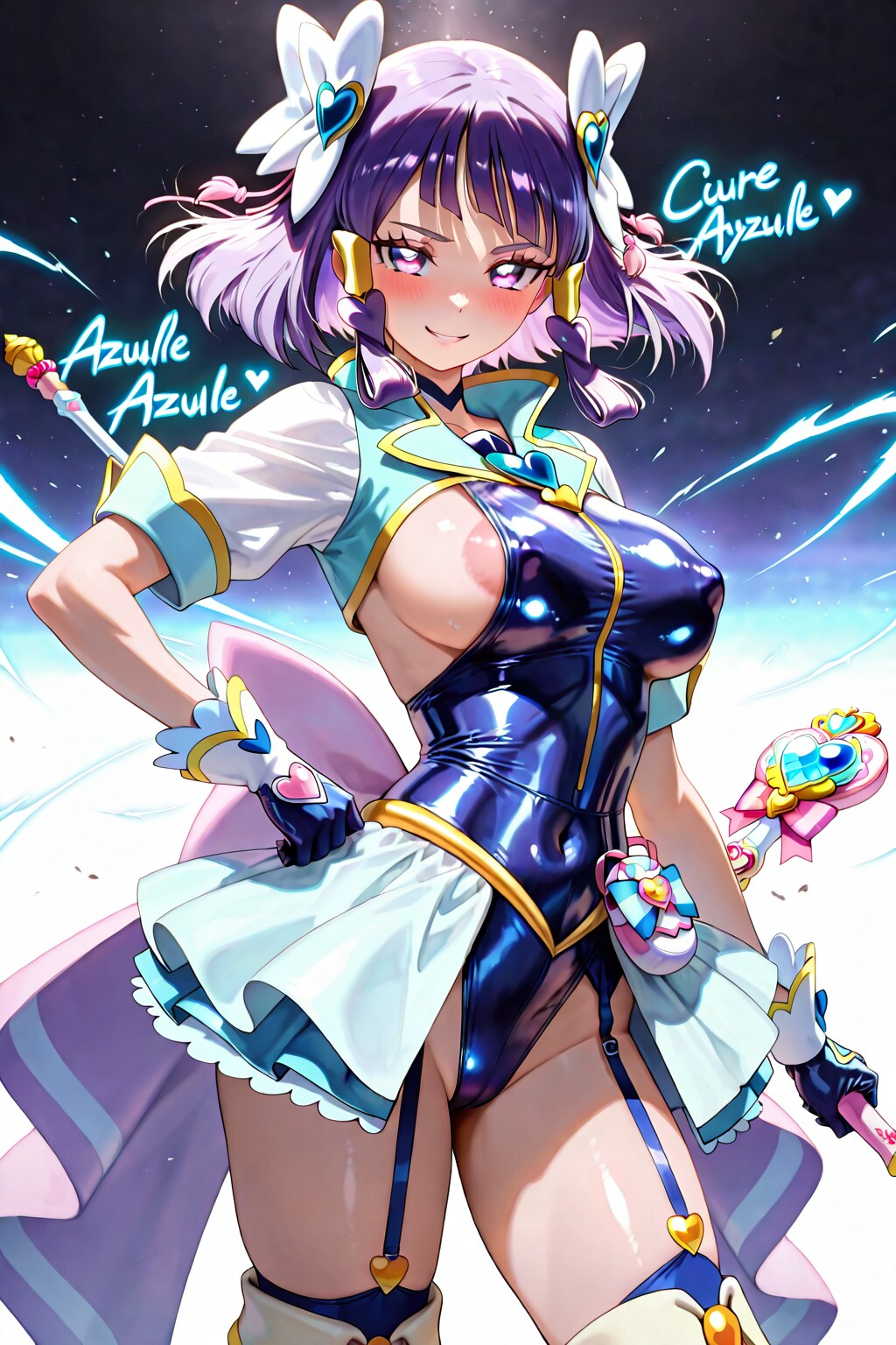 横乳ヒロイン