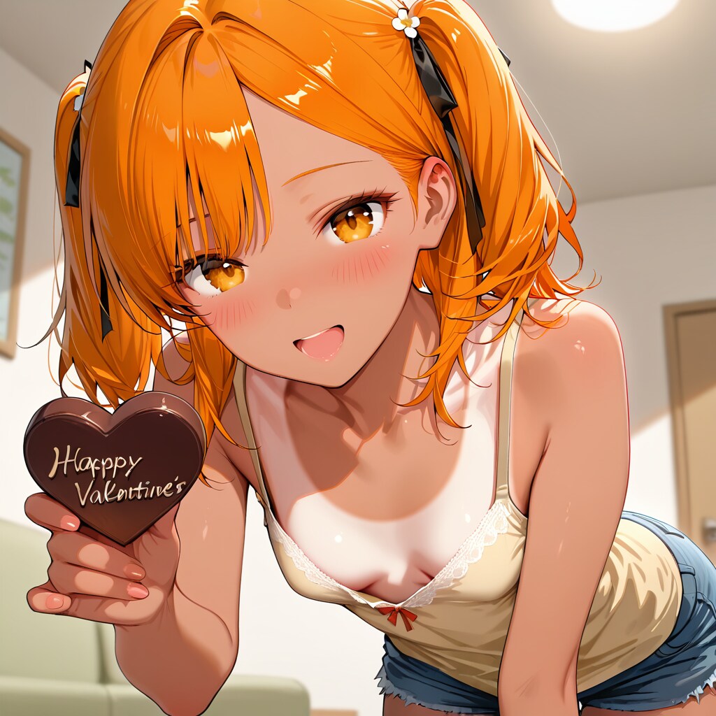 褐色オレンジ義妹ちゃん はい🩷あ～ん