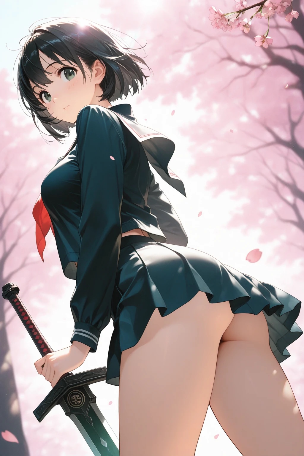 桜と武器とセーラー服　尻らぶバージョン