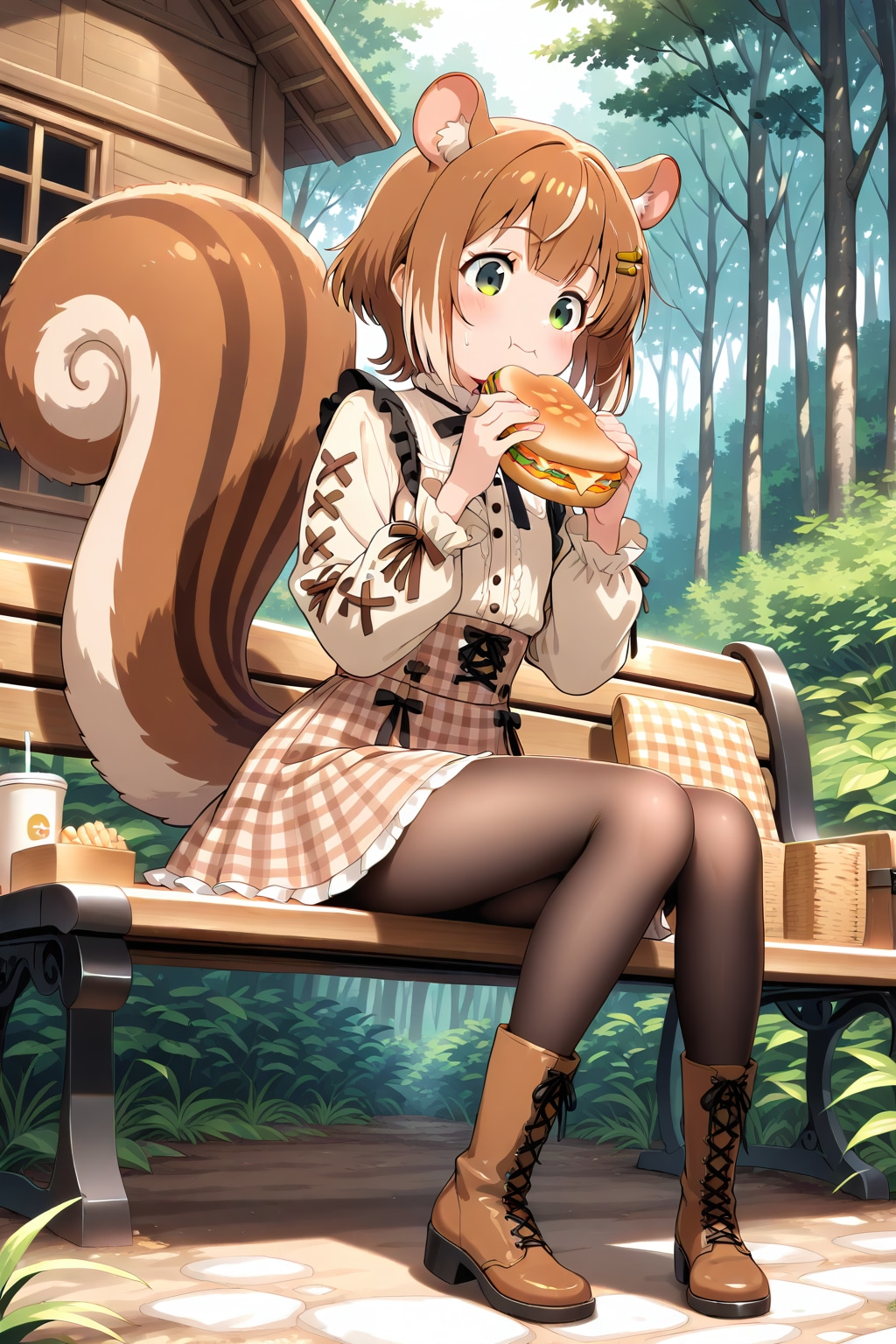 シルちゃんのランチタイム《おいでよ どうぶつの娘》