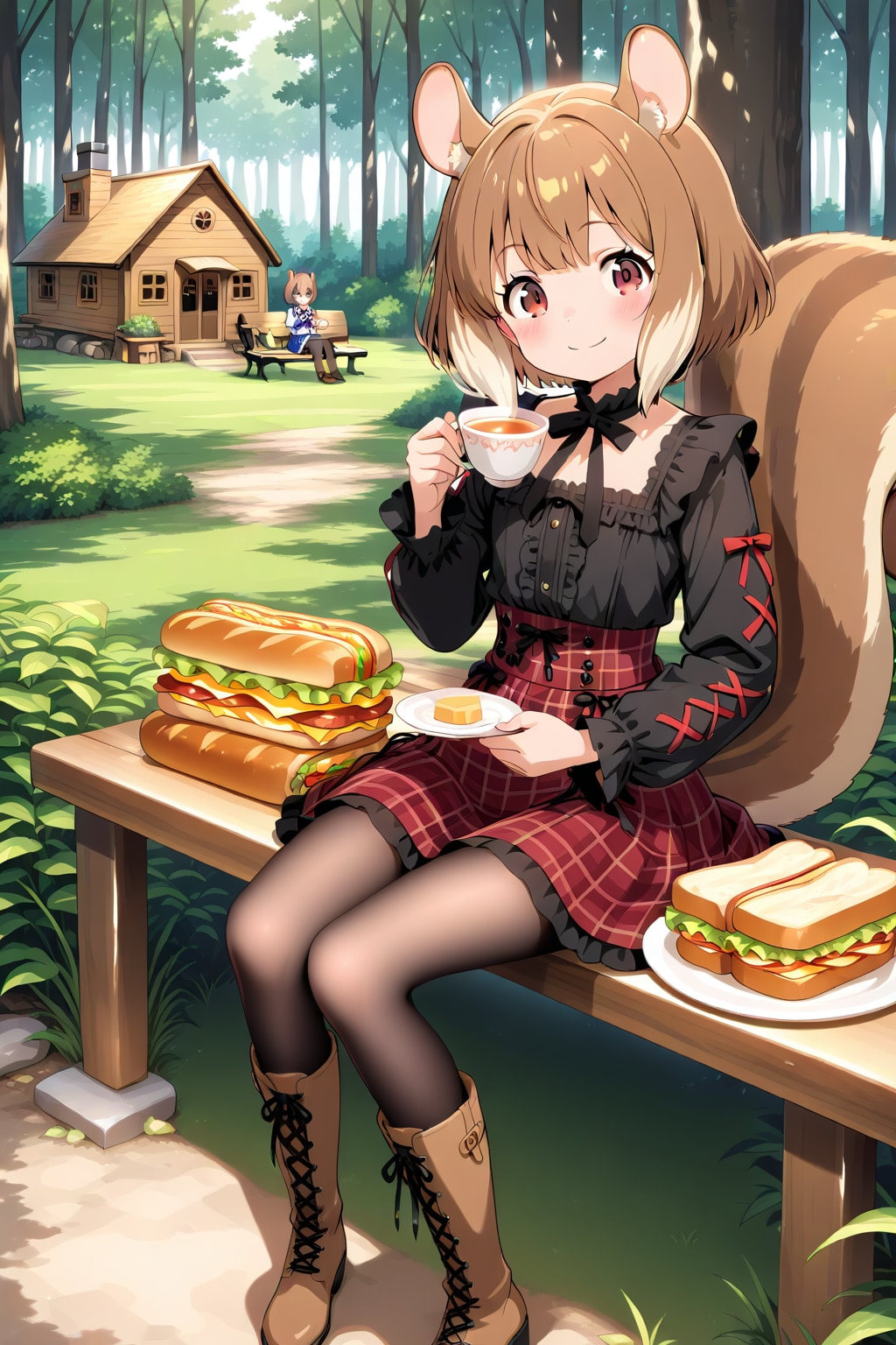 シルちゃんのランチタイム《おいでよ どうぶつの娘》