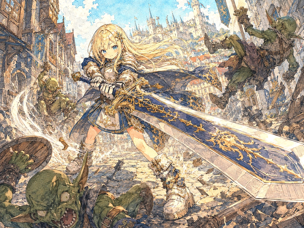 夜明けを導く剣士ルシア (ファイター33)