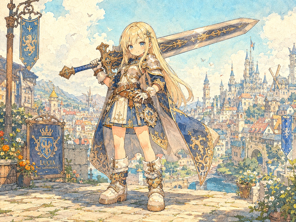 夜明けを導く剣士ルシア (ファイター33)