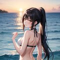 同い年の彼女（ポニーテール） 3枚目