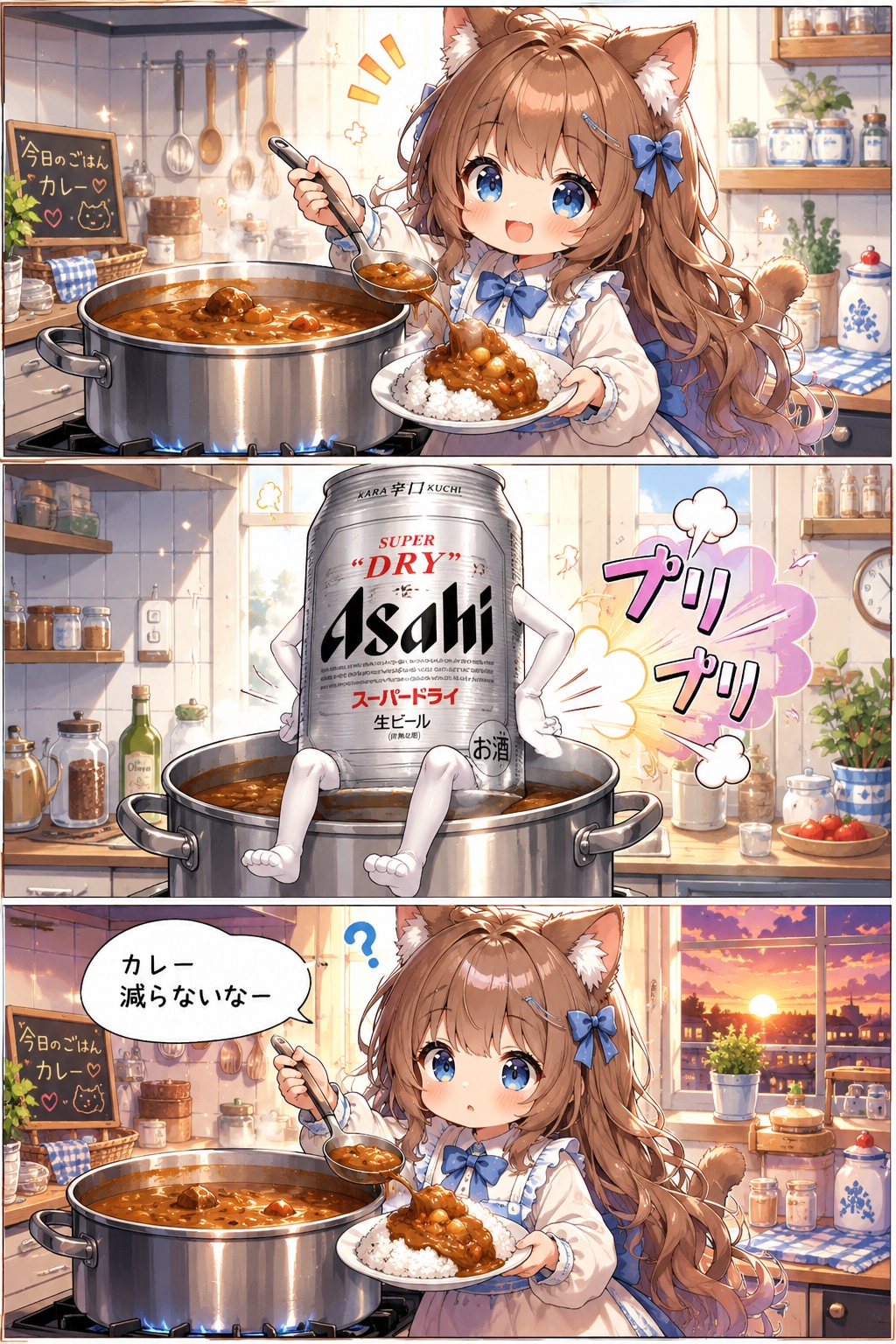 カレーと小さな女の子
