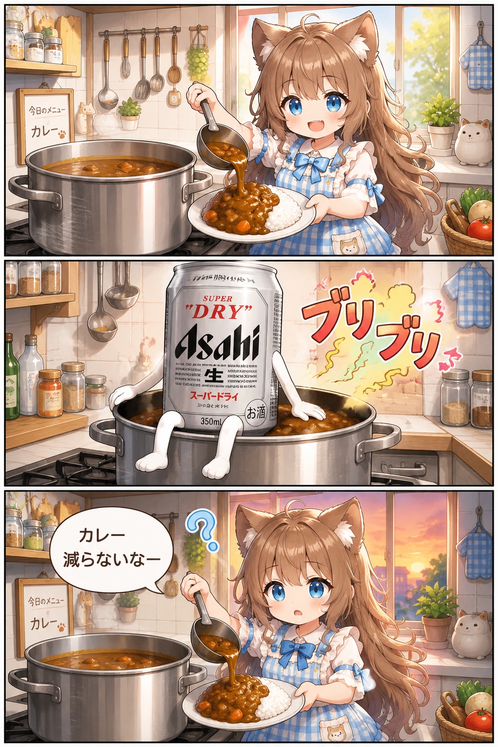 カレーと小さな女の子 | の人気AIイラスト・グラビア