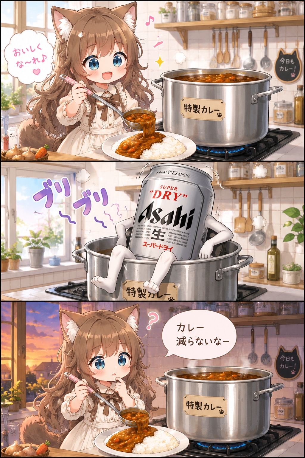 カレーと小さな女の子