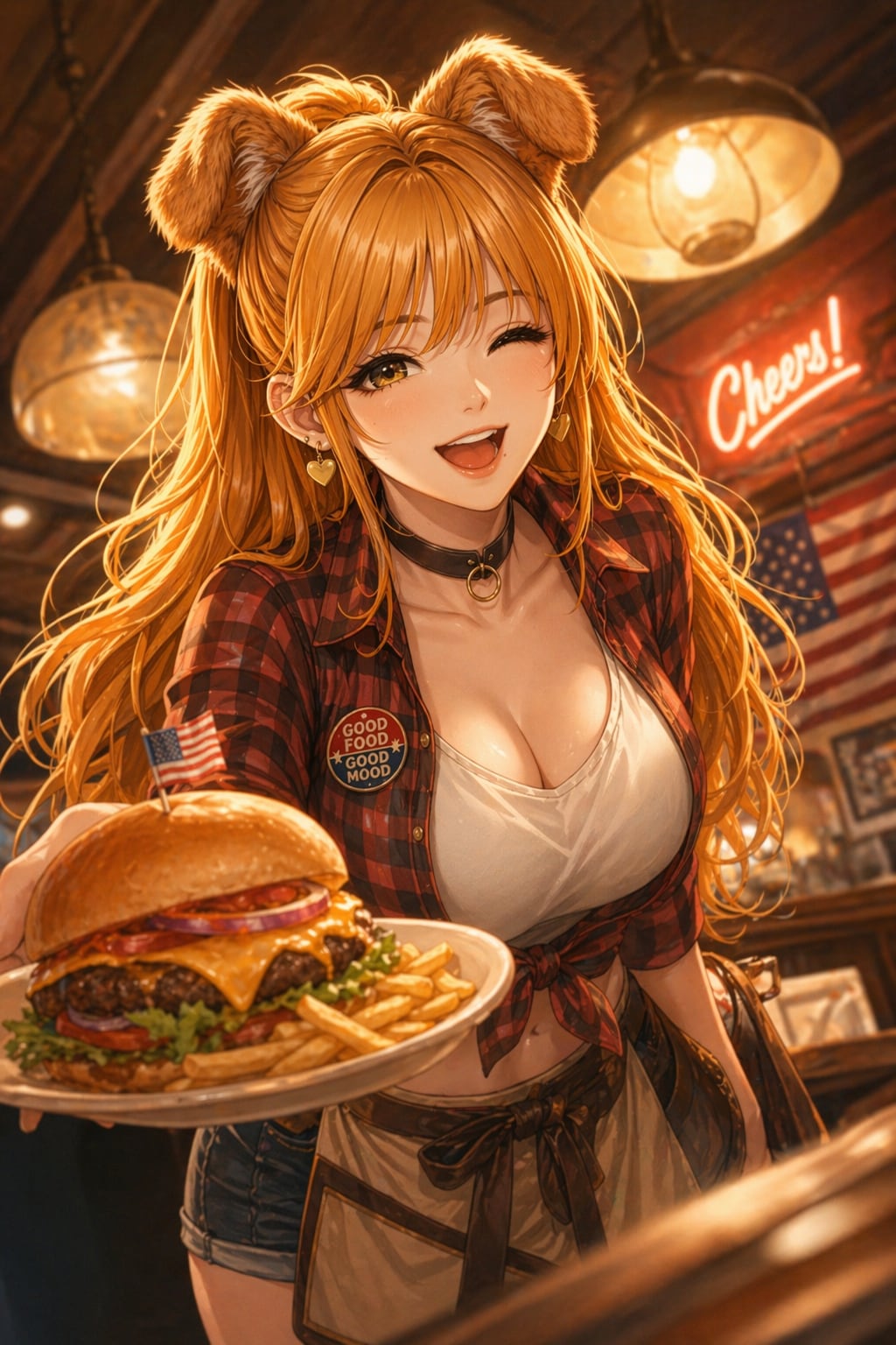 堕ち姫 inハンバーガーショップ