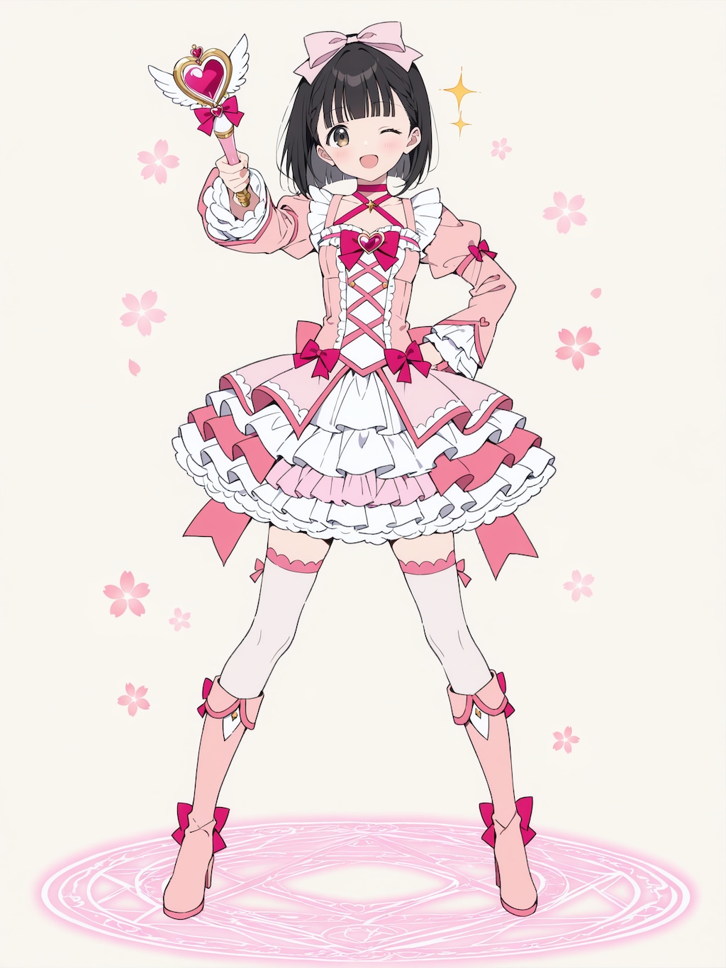 魔法少女のフィギュア