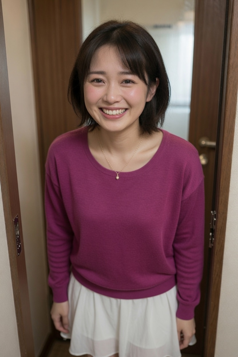我慢の限界、玄関アクシデント