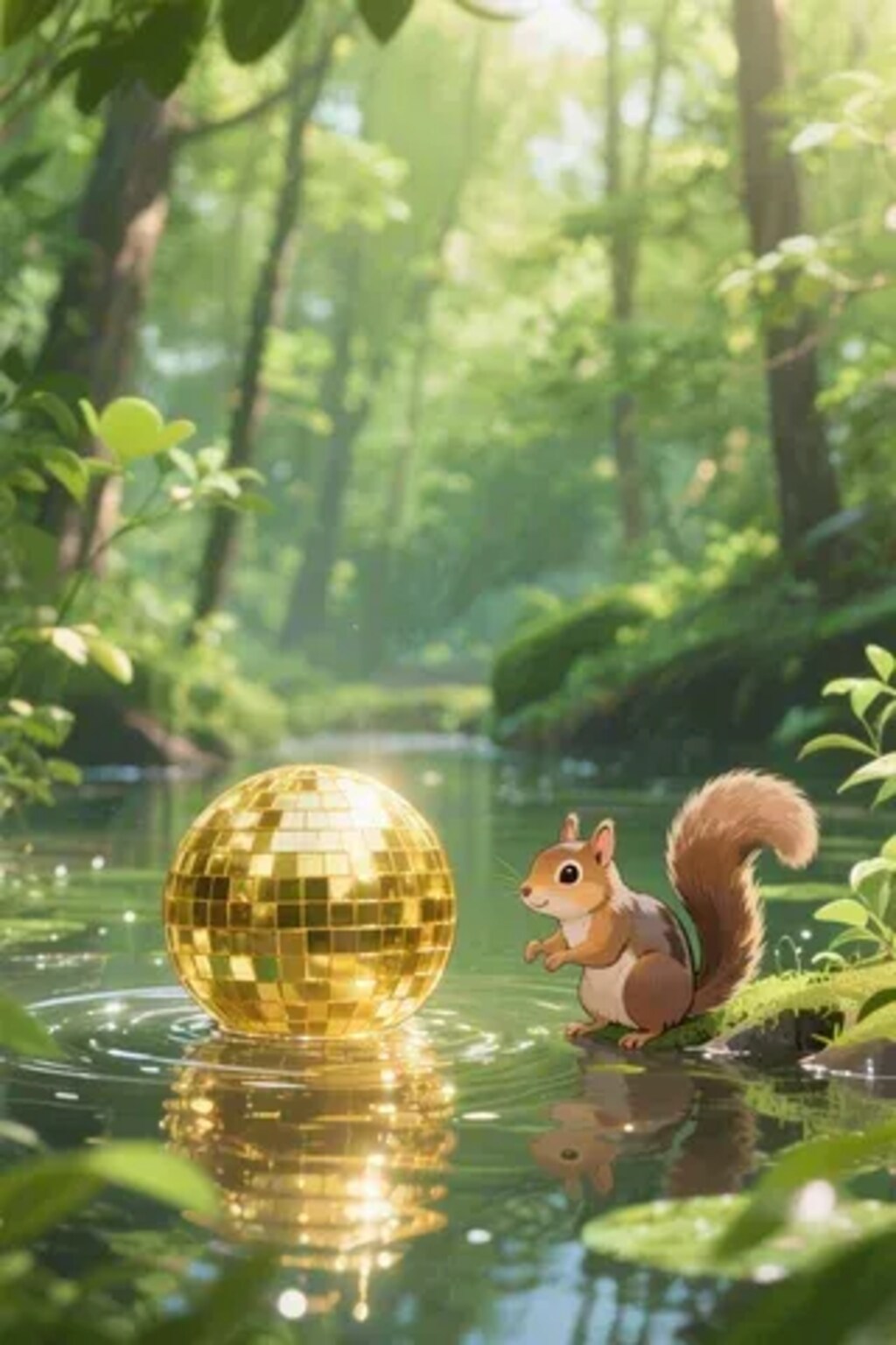 ゴールデンボールとリス