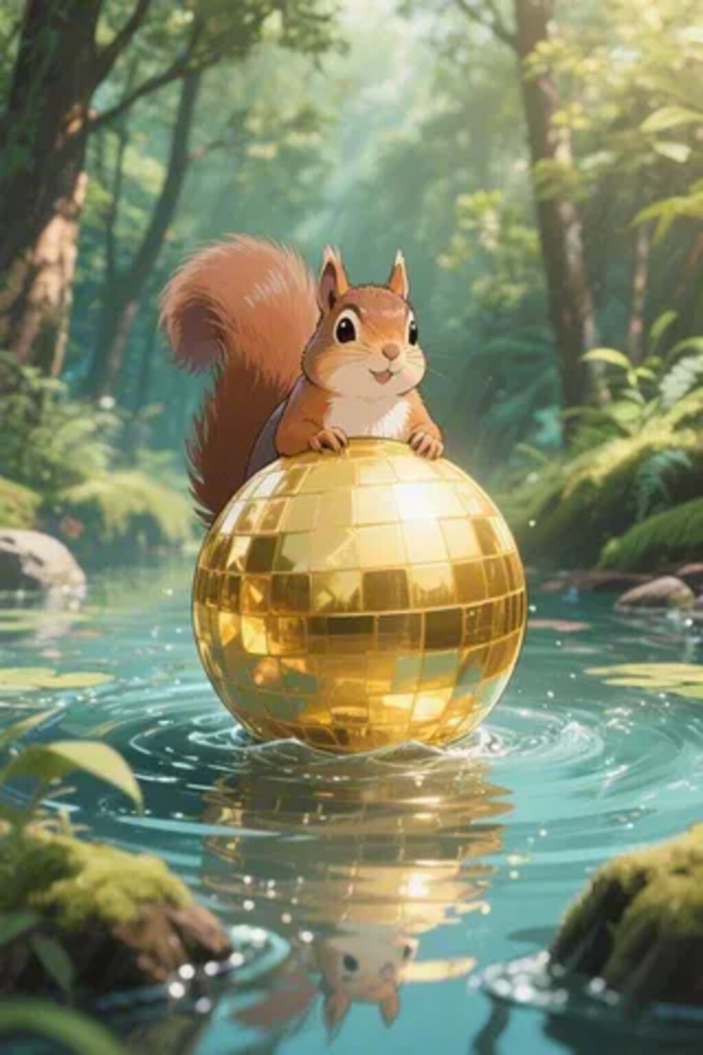 ゴールデンボールとリス