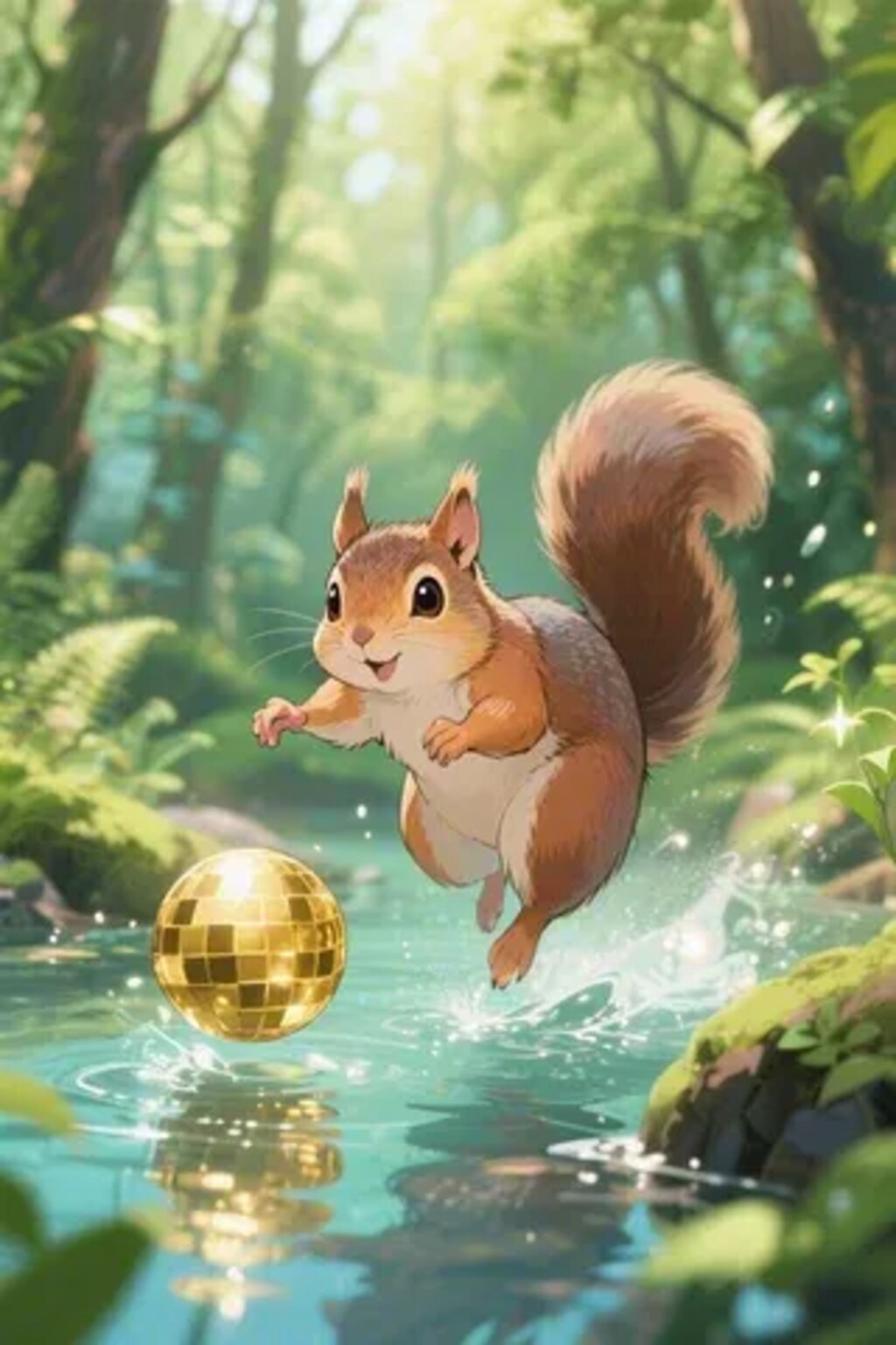 ゴールデンボールとリス