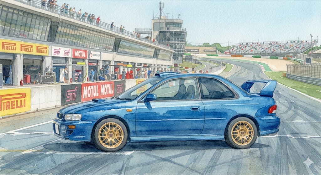 (旧車)スバル・初代インプレッサWRX(GC8)