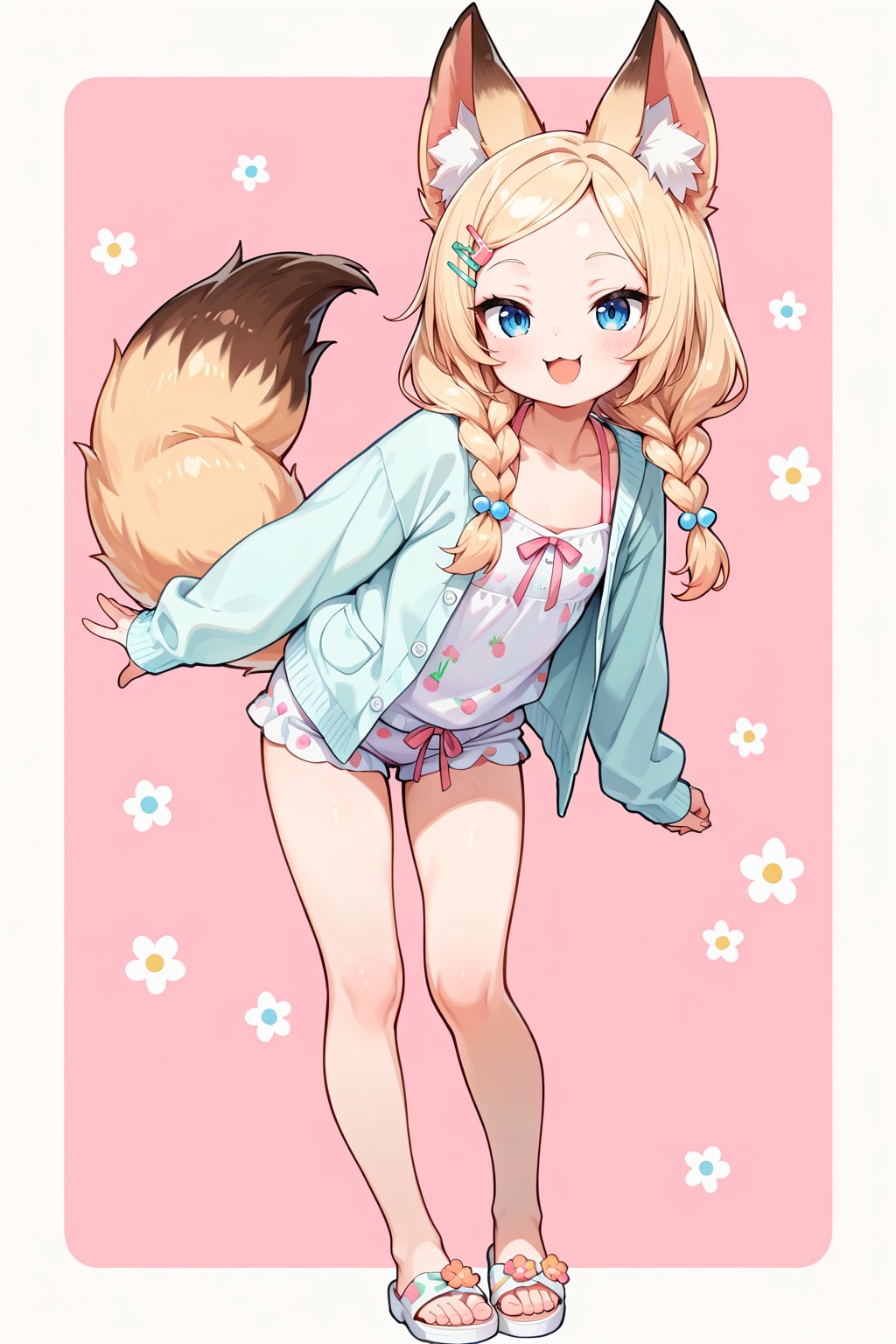 ケモミミゆるふわおねえさんの妹ちゃんの夏服コーデ５種