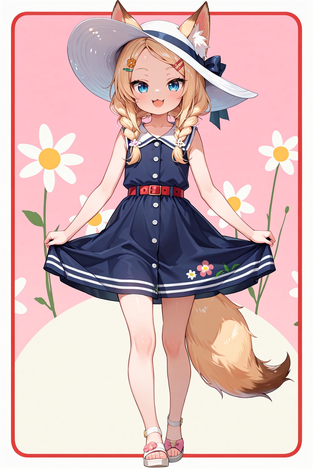 ケモミミゆるふわおねえさんの妹ちゃんの夏服コーデ５種