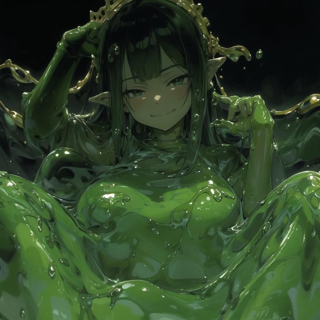 ちょっとエロさが隠せなかった緑スライム