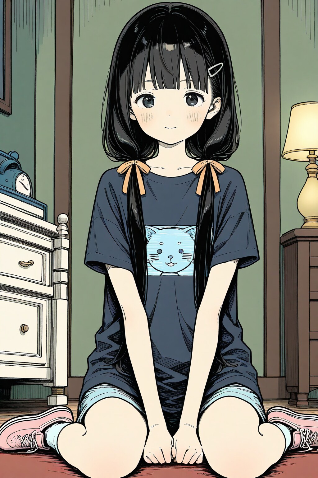 自室の次女ちゃん🌕✨