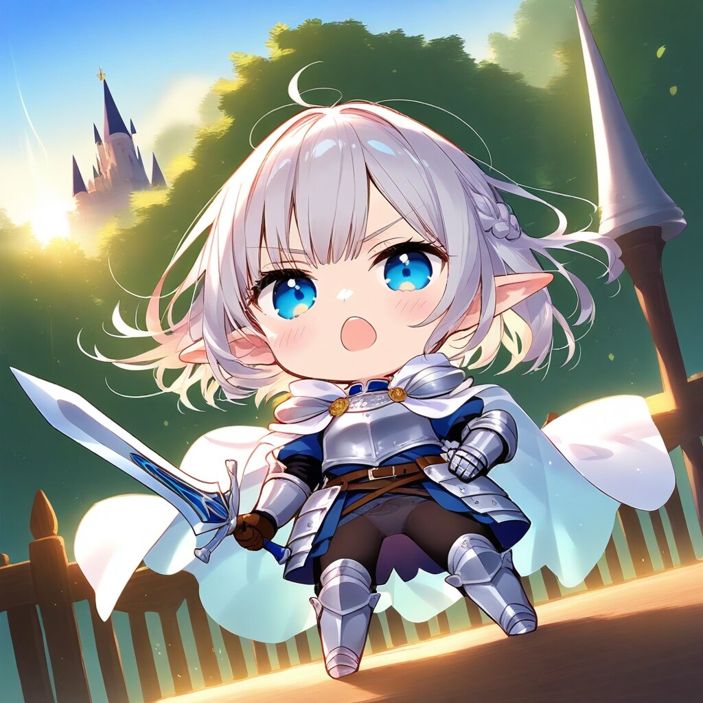 なんか見えてるのに気付かない銀エルフさん