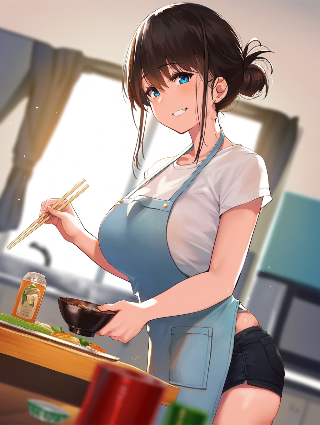 あとちょっとで出来るから待っててねー | の人気AIイラスト・グラビア