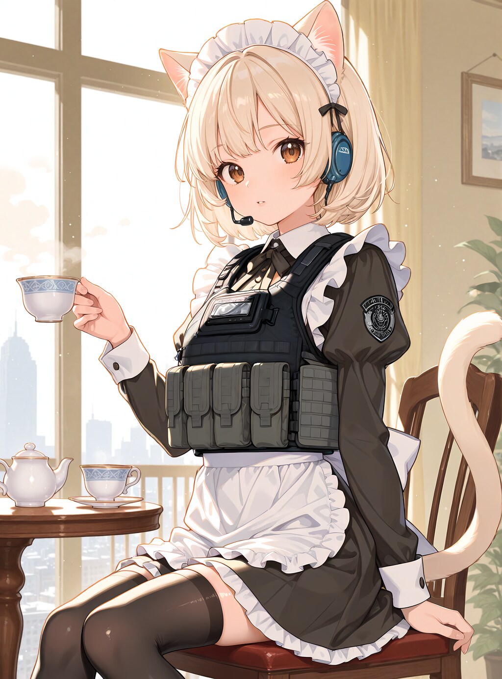 ネコ耳メイド防衛隊 ティータイム