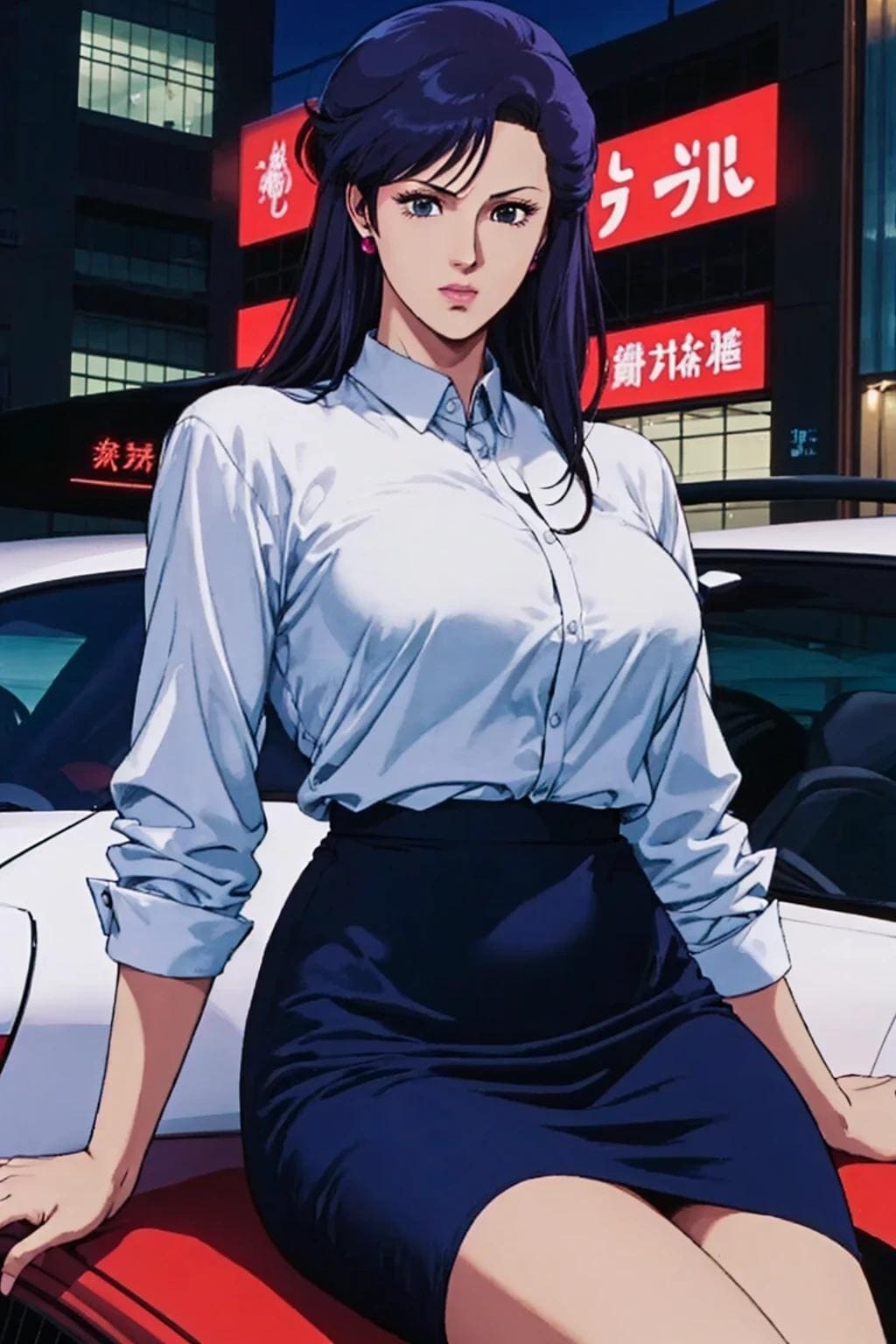 タイトスカートの美女 | の人気AIイラスト・グラビア