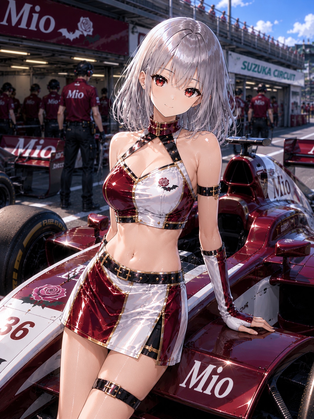 うちの子みおのレースクイーン衣装
