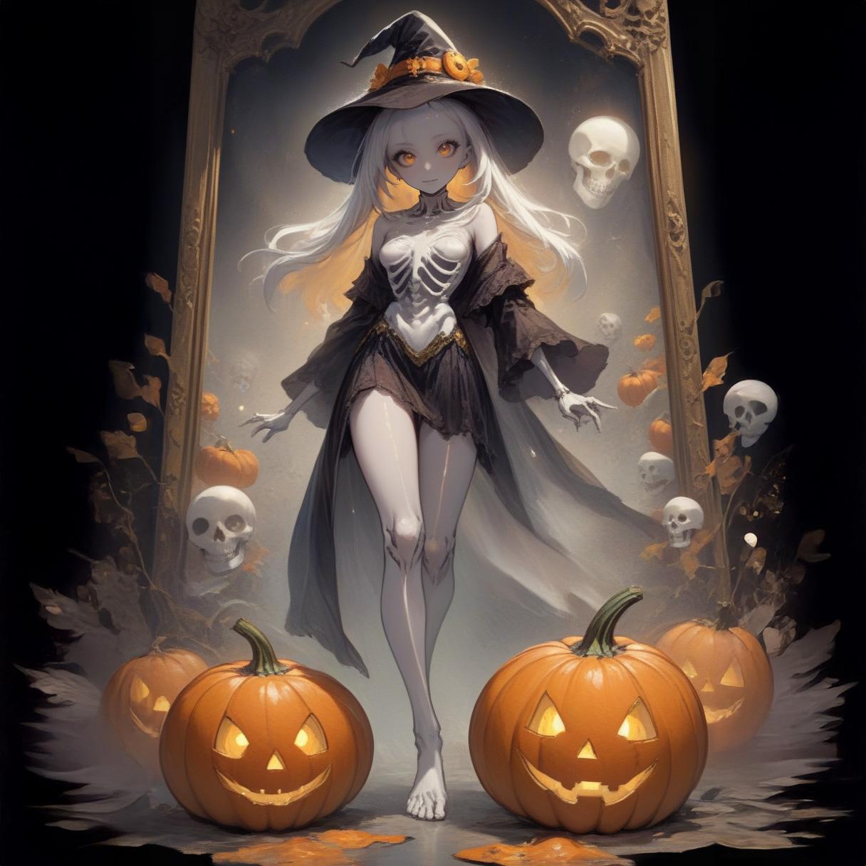 お腹すいたぁ〜！もう骨しか残ってないよ | の人気AIイラスト・グラビア