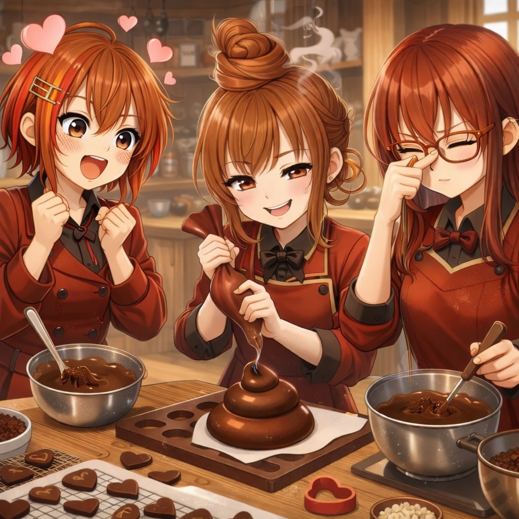 チョコレート作り?